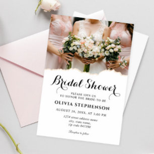 Möhippan Modern Elegant Bridesmaids Inbjudningar