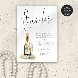 Möhippan Modern Pearls Prosecco Glass Tack Kort