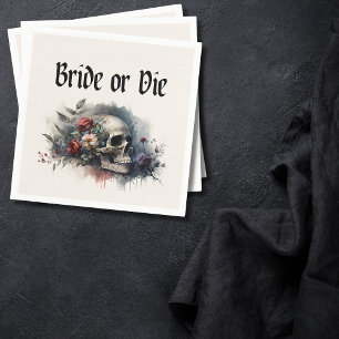 Möhippan mörk Moody gotin Bride eller Die Pappersservett