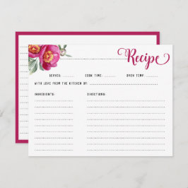 Möhippan Mottagare av Blommigt för elegant Shock r Tilläggskort