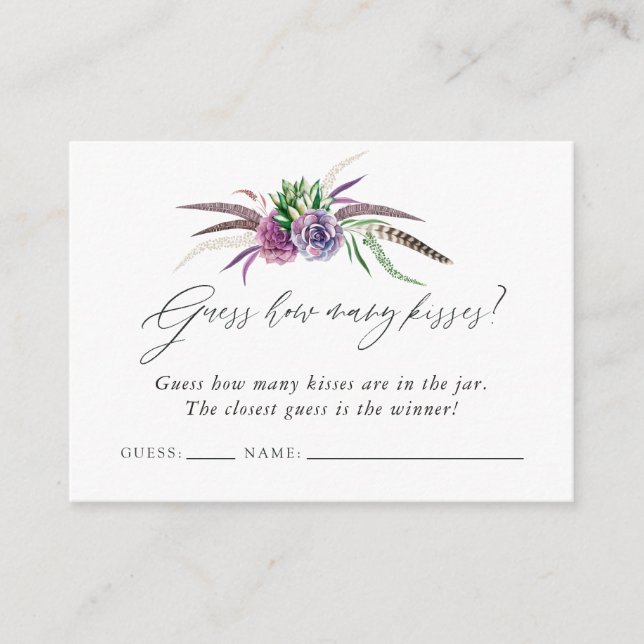 Möhippan Mystical Succulations Kissing Game Tilläggskort (Framsida)