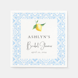 Möhippan Napkins i medelhavsområdet Lemon Pappersservett