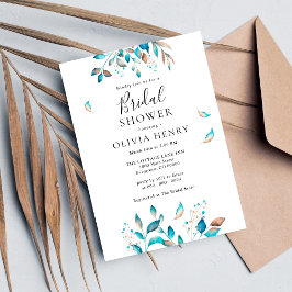 Möhippan Navy Modern Rustic Inbjudningar