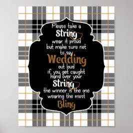 Möhippan Necklace Game Flanals och Frost Poster