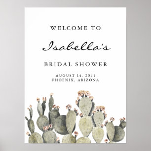 Möhippan Norah - Bohemian Prickly Pear Cactus Poster