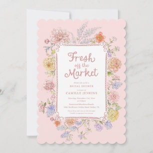 Möhippan på för Blommigten av Rosan på marknaden Inbjudningar