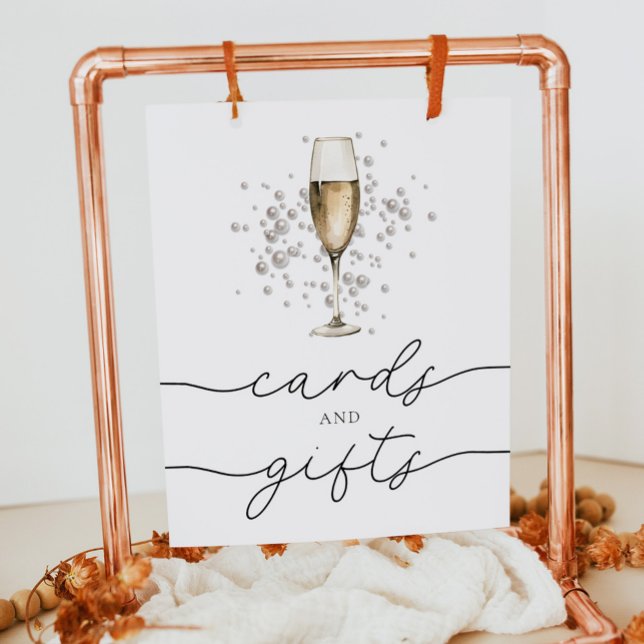 Möhippan Pearerna & Prosecco Cards & Gifts Poster (Skapare uppladdad)