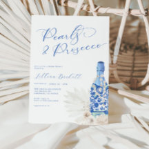 Möhippan Pearls och Prosecco Blue Script