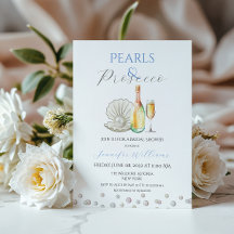 Möhippan Pearls och Prosecco Blue Theme