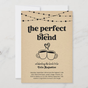 Möhippan Perfekt Blend Coffee Tea Par Inbjudningar