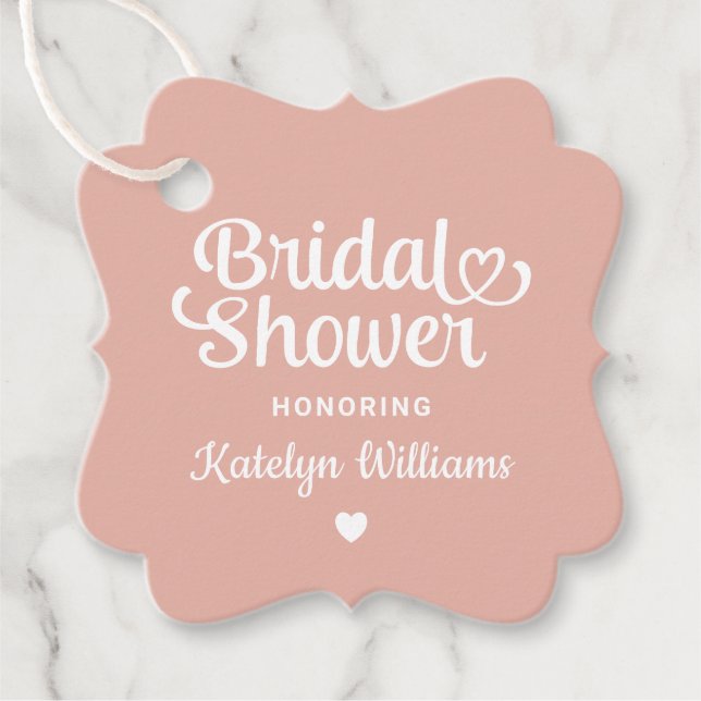 Möhippan personlig vid Guld vid Bröllop Gåvor Etiketter (Framsida)