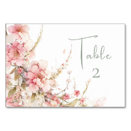 Möhippan Petal och Prosecco Bordsnummer