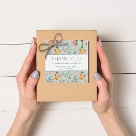 Möhippan Petals och Prosecco Blue Blommigt Gåvor Etiketter