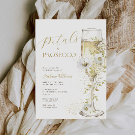 Möhippan Petals och Prosecco Wildblommor Inbjudningar