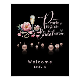 Möhippan Petals Pearls Prosecco Favors Perfect Poster