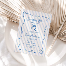 Möhippan Ram Bow med något blått bläckande Inbjudningar