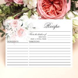 Möhippan RECIPE-hölje för vattenfärgsfärg Blommigt Tilläggskort