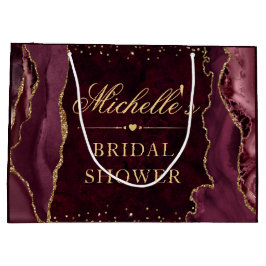 Möhippan Red och Guld Glitter Marble Agate