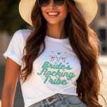 Möhippan Retro Flamingo Brides Flocking Tribe T Shirt<br><div class="desc">#zazzlemade</div>