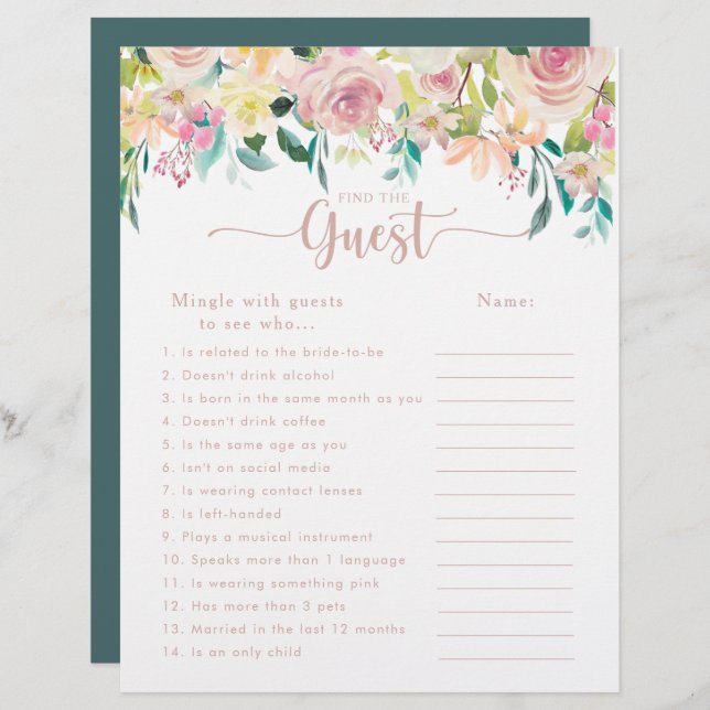 Möhippan ro Guld Blommigt  Hitta gästspel (Fram/baksida)