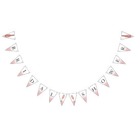 Möhippan ro Guld Glitter Vimplar