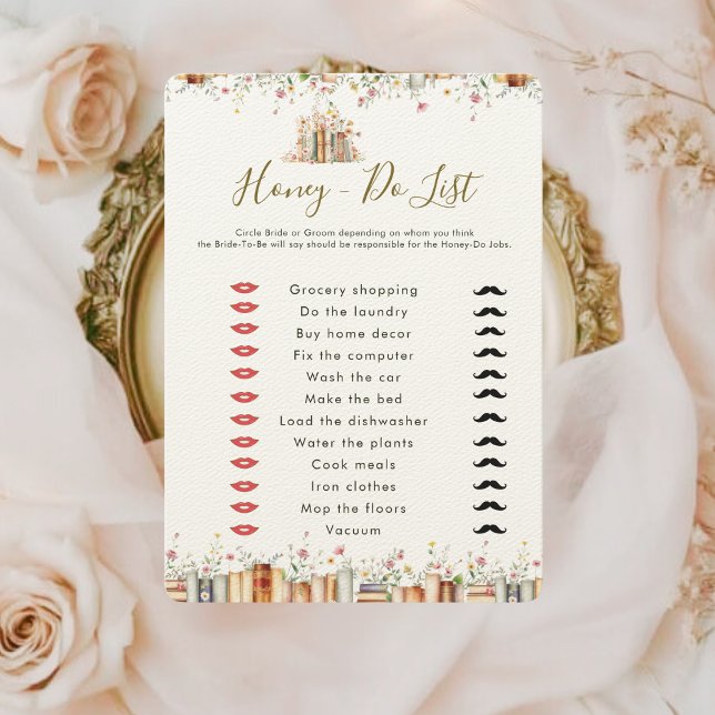 Möhippan Rustic Blommigt Honung Do List (Skapare uppladdad)