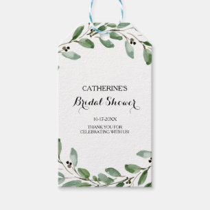 Möhippan Rustic Eucalyptus Greenery Presentetikett