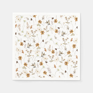 Möhippan Rustic Wildblomma Pappersservett