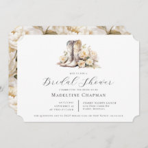 Möhippan Rustik Blommigt Watercolor Boots