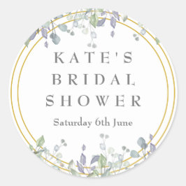 Möhippan Sage and Lilac Pasture Runt Klistermärke