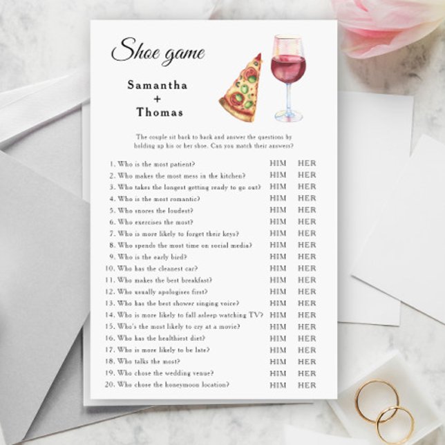 Möhippan Shoe-spel för perfektens par (Skapare uppladdad)