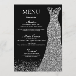 Möhippan silver Gnistra Dress Black Födelsedagsfes Meny