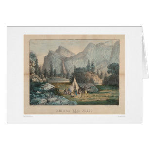 Möhippan skyler nedgången, Yosemite (1303) Hälsningskort