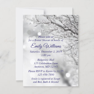 Möhippan Snö & Ice Winter Wedding  Inbjudningar
