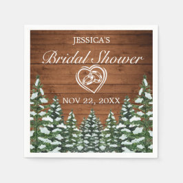 Möhippan Snowy Wood & Forest Land Gräs Pappersservett