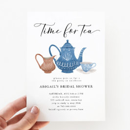 Möhippan Tea Party Inbjudningar
