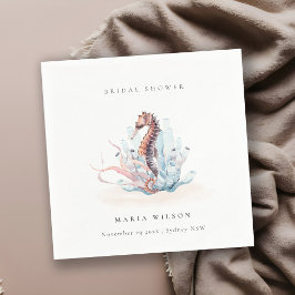 Möhippan Undervattenssjöhäst Sjögräs Coral Pappersservett