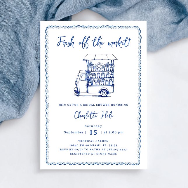 Möhippan utanför marknaden för jordbrukare inbjudningar (Skapare uppladdad)