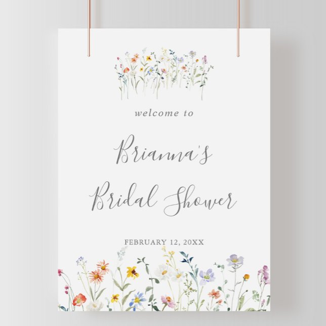 Möhippan Välkommen till Blommigten vild Multifärga Poster (Skapare uppladdad)