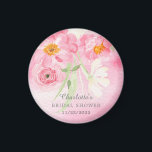 Möhippan vår Blommar Blommigt Magnet<br><div class="desc">Förberedelse av häftig möhippa av blommigt som har en fantastisk vår blommor med vattenfärg,  inklusive blommar med körsbär av rosa.  Besök vår butik för att se hela vår samling av blommar i vår.</div>