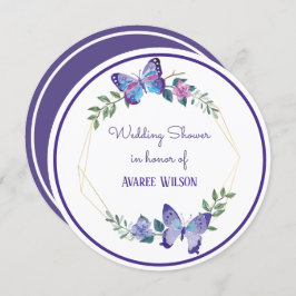 Möhippan Vattenfärger blommor Inbjudningar