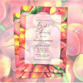 Möhippan Vattenfärgspersikor Inbjudningar