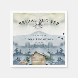 Möhippan Vattenfärgsskogsdjur Pappersservett