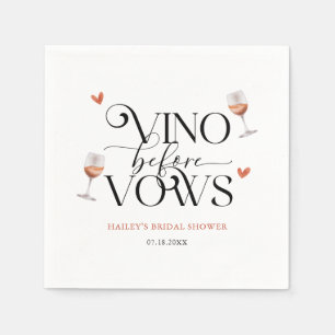 Möhippan Vino före Vows Pappersservett
