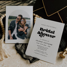 Möhippan vintage Retro Script  Inbjudningar