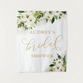 Möhippan Vit och Guld Blommigt