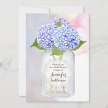 Möhippan Watercolor Blue Hydrangea Mason Burk