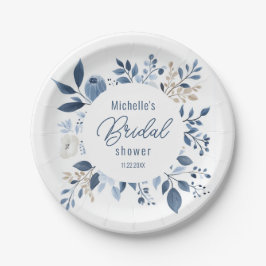 Möhippan Watercolor Dusty Blue Blommigt Boho