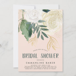 Möhippan Watercolor & Glitter Ro Inbjudningar