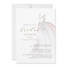 Möhippan Watercolor Guld White Bröllop Dress